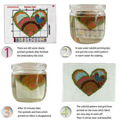 Cross Stitch Stamped Kits 11CT 13X11 inch Pre