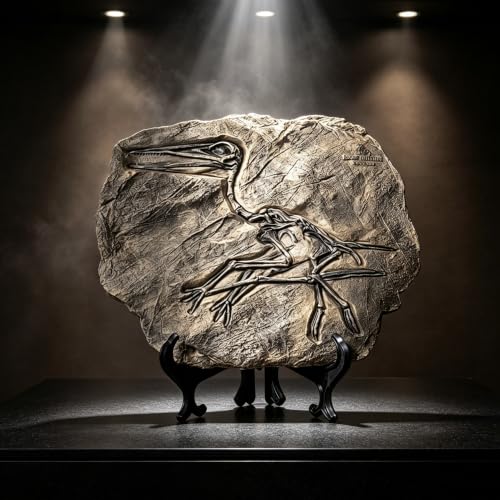 Resin Dinosaur Fossil Statue Model Simulated Skeleton Home Office Display Decorative Craft Box Decoration