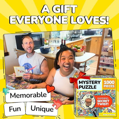 Jigsaw Puzzles 1000 Pieces with Storytelling Comics