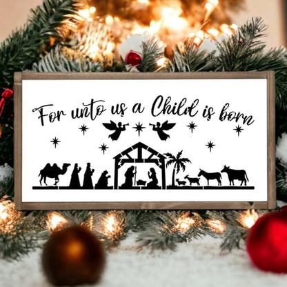 Christmas Doormat Stencils Christmas Stencils for Crafts Reusable (12 Count)