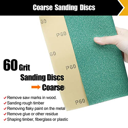 60 Grit Sand Paper 9" x 11" (12 Count)