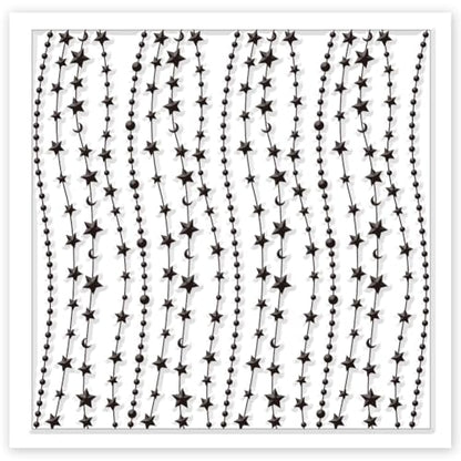 Stars Moon Polymer Clay Texture Sheets Silicone Texture Stamp Clay Texture Mat Modeling Pattern Pad Texture Sheets for Polymer Clay Jewelry and Clay Earrings Tools