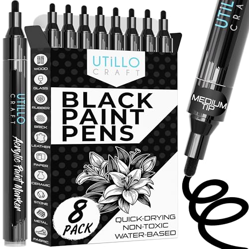 Black Paint Pen (8 Count)