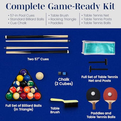 Logan 7 Ft Pool Table Combo