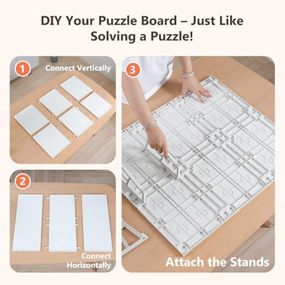 1000 Piecce Tilting Puzzle Board with Stand