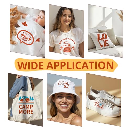 Orange Heat Transfer Vinyl Bundle (10 Count)