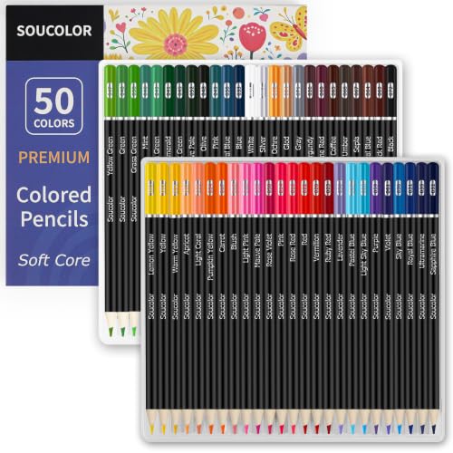 50 Colored Pencils (50 Count)