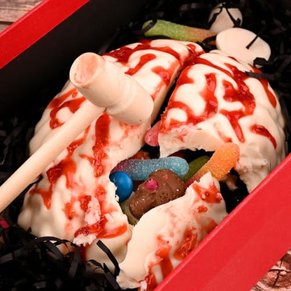 2 Pcs Halloween 3D Human Brain Silicone Molds (2 Count)