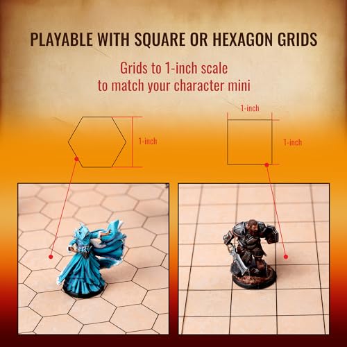 2-in-1 DND Battle Map and 4 Foot Rubber Game Mat