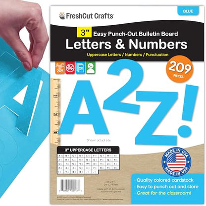 3 Inch Bulletin Board Letters & Numbers