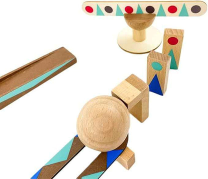 DJECO - Zig & Go 48-Piece Set - Building Intricate Marble Tracks - Stimulates Creative Thinking - Engaging Play for Intellectual Growth - Educational STEM Learning - Ages 8+ Years