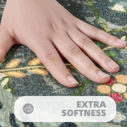 Oriental Tropical Washable Rugs (24 Sq Ft)