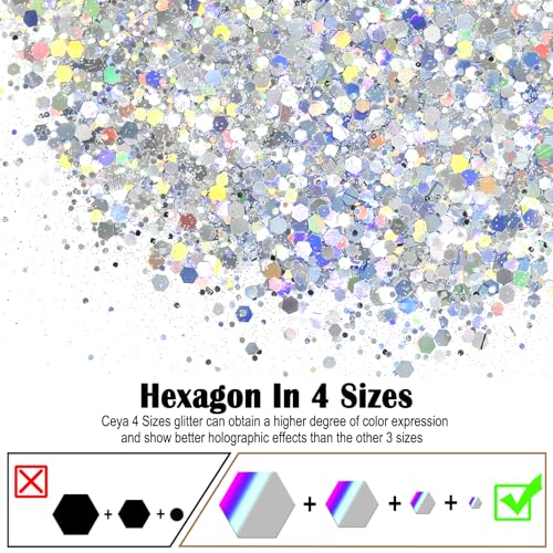 Holographic Chunky Glitter (3.5274 Ounce)