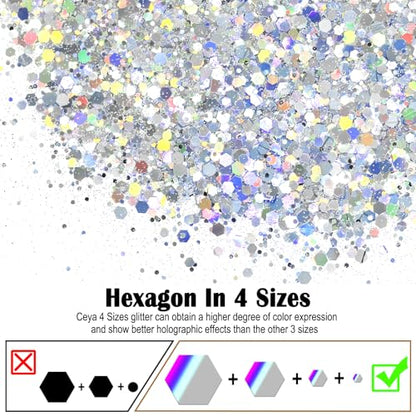 Holographic Chunky Glitter (3.5274 Ounce)