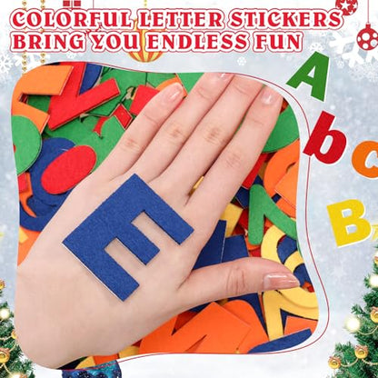 310 Pcs Felt Letter Bulletin Board Self Adhesive Sticker (310 Count)