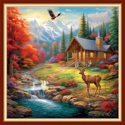 Beginners Cross Stitch Kits Stamped Full Range of Embroidery Kits for Adults DIY Cross Stitches kit Embroidery Patterns for Needlepoint kit