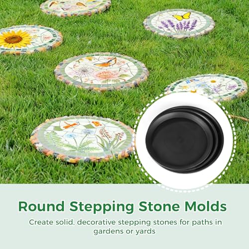 6 Pcs Stepping Stone Mold Set