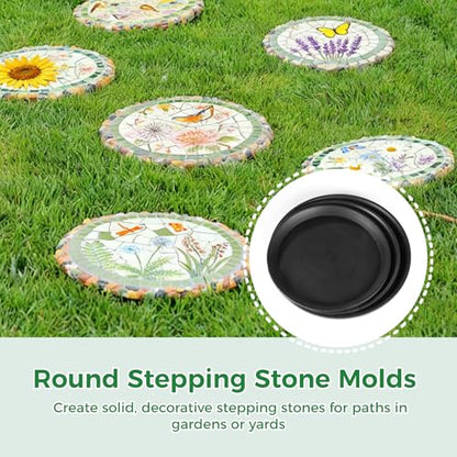 6 Pcs Stepping Stone Mold Set