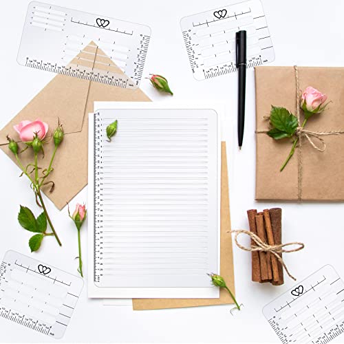 5 Pack Straight Line Stencil for Journaling