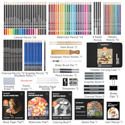 116 PCS Drawing Kit