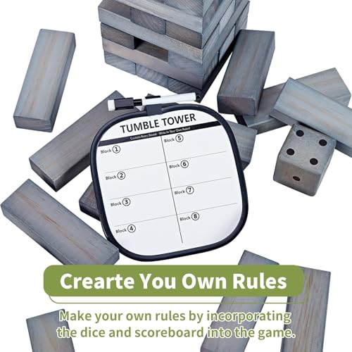 60 PCS Giant Tumble Tower (60 Count)