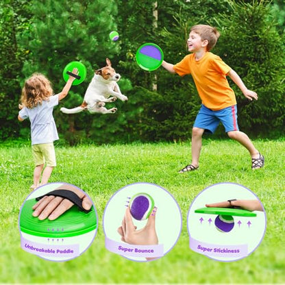 Toss and Catch Ball Set Upgraded (8 Count)