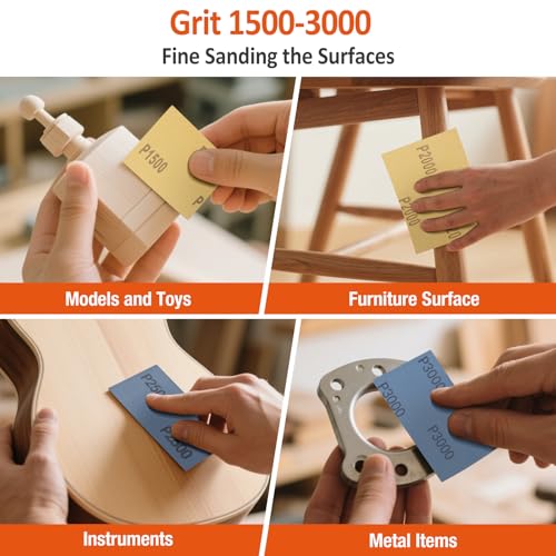 Sand Paper Assortment (52 Count)