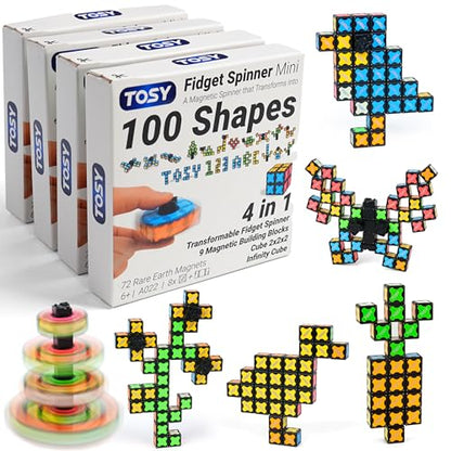 Magnet Fidget Spinner Mini (4 Count)