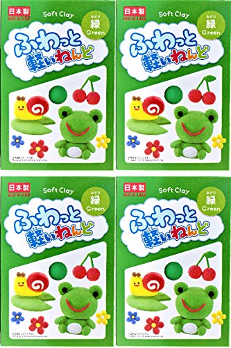 DAISO Soft Clay Lightweight Fluffy Packs (4 Count)