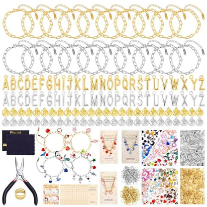 769Pcs Paperclip Charm Bracelet Kit for DIY Christmas Handcraft Gift (769 Count)
