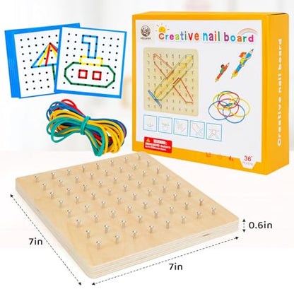 2Pack Wooden Geoboard