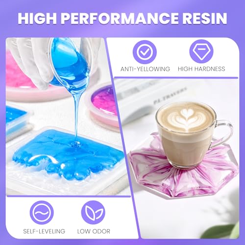 34oz Crystal Clear Epoxy Resin (32 Ounce)