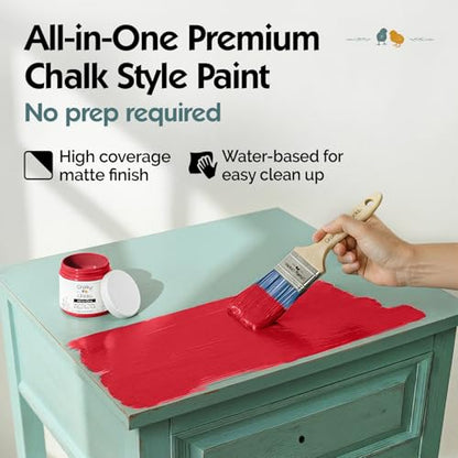 Poppy 16 Fl Oz Chalk Paint for Furniture All in One