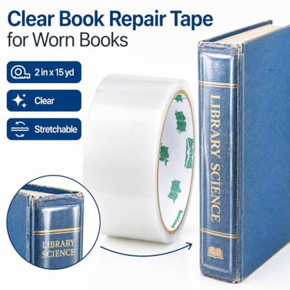 Clear Book Repair Tape (45 Foot)