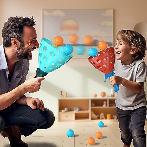 Outdoor Game Toys for Kids Boys with 20 Balls Pop Pass Catch Ball Game Outside Toys Gifts for 3 4 5 6 7 8 9 10 11 12 Year Old Teens (20 Count)