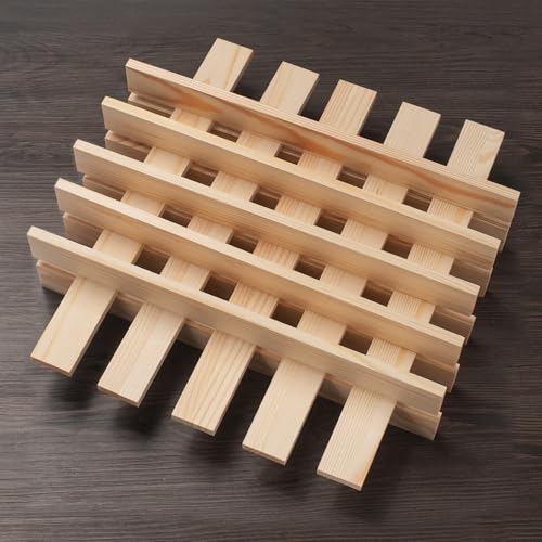 Wood Strips Trim Slats for Crafts (15 Count)