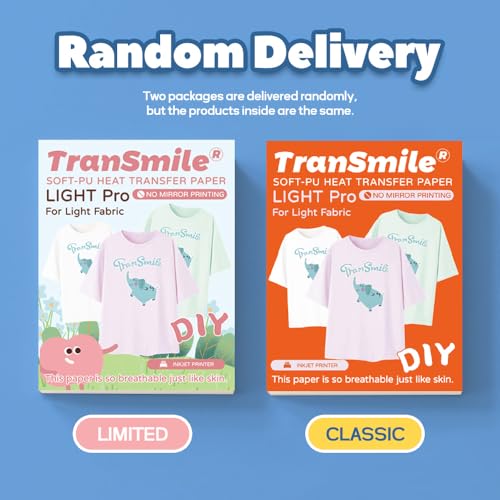 PU Heat Transfer Paper for T Shirts (2 Count)