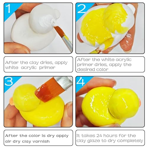 50ml Air Dry Clay Glaze