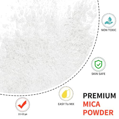 Mica Powder 100g Mica Powder for Epoxy Resin (3.53 Ounce)
