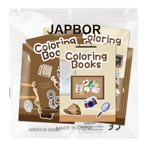 Detective Activity Coloring Books (24 Count)
