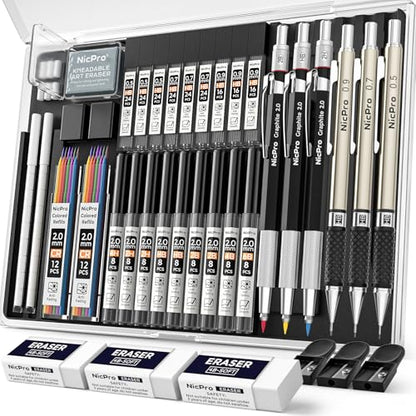 35PCS Art Mechanical Pencil Set (30 Count)