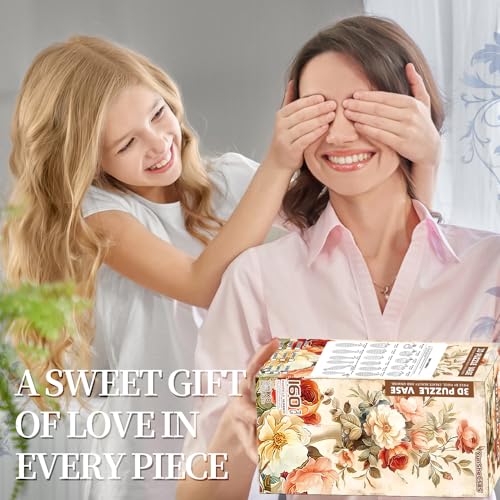 3D Puzzles Vase for Adults (160 Count)