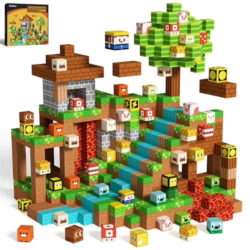 200PCS Magnetic Blocks Building Toys for 3+ Years Old Boys Girls