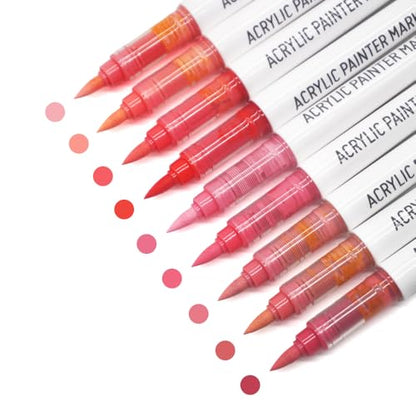 Water Based Acrylic Paint Markers (9 Count)