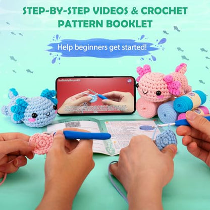 Crochet Kit for Beginners (2 Count)