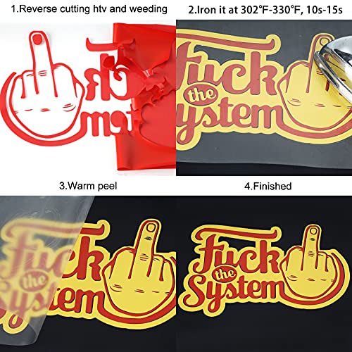 Red Heat Transfer Vinyl Rolls