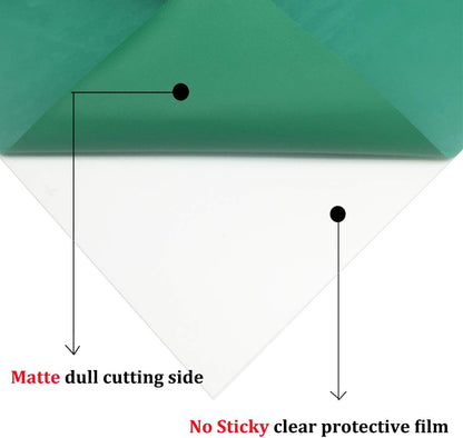 Guangyintong Heat Transfer Vinyl Green HTV Rolls, 12" x 10ft Iron on Vinyl for T-Shirts, Matte Surface HTV for All Cutter Machine, Easy to Cut & Weed for DIY Design
