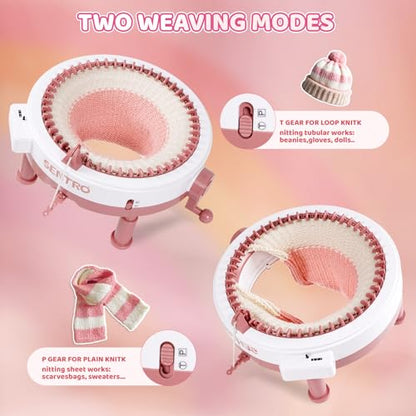 Knitting Machine 48 Needles with Row Counter for Beginners（Upgraded）