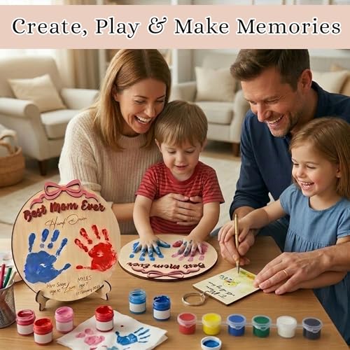 Personalized Best Mom Ever Hands Down Decorative Sign