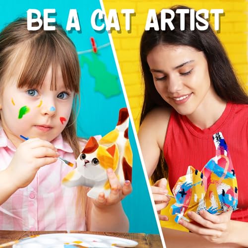 4.3in Paint Your Own Cat Lamp Kit